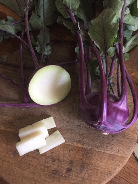 Organic Azur Star Kohlrabi Seeds – Kitchen Table Seed House