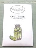 National Pickling Cucumber -ART PACKET